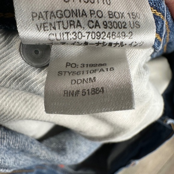 Patagonia Steel Forge Denim Pants Jeans Double Knee Mens Size 44x30 - Picture 11 of 11